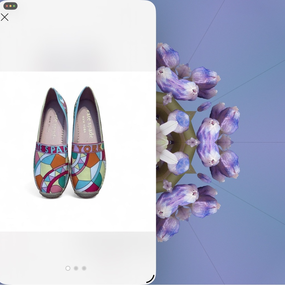 Kate Spade Multicolor Geometric Flats